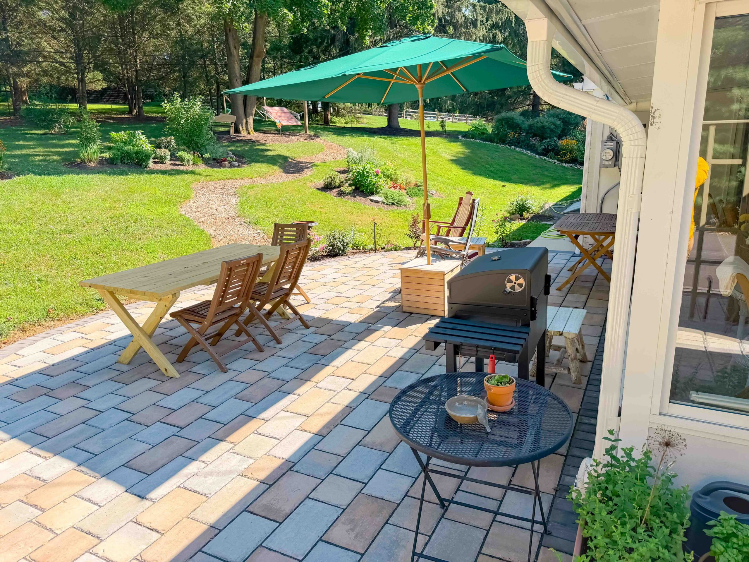 New Patio Chester County - Hardscaping and Landscaping Project